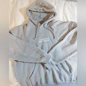 ILSYIB Lonely Ghost Grey Hoodie